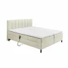 Bedbox Miralindo 160x200cm - stof - nordic linen elektrisch