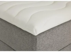 Bedbox Miralindo 160x200cm - stof - nordic ash elektrisch