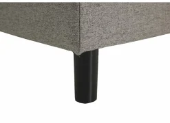 Bedbox Miralindo 160x200cm - stof - nordic ash elektrisch