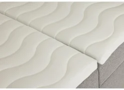 Bedbox Miralindo 160x200cm - stof - nordic ash elektrisch