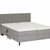 Bedbox Miralindo 180x200cm - stof - nordic ash elektrisch