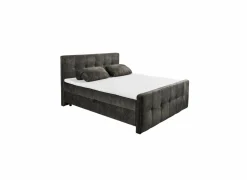 Bedbox Valetta 180x200cm - stof - espresso met opbergruimte