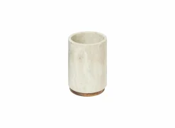Beker Come Ø7x10,5cm - polystone - beige
