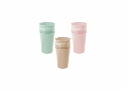 Beker Jovi 30cl - kunststof - multicolor set van 4