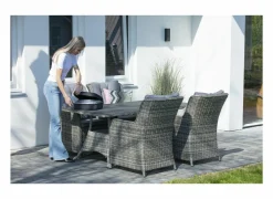 Beschermhoes 255x255cm grijs