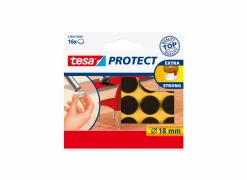 Beschermviltjes tesa Ø1,8cm bruin