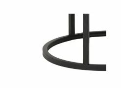 Bijzettafel Ø80cm - melamine - wild oak - set van 2