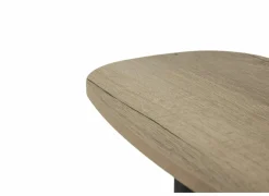 Bijzettafel Cup 50x33cm - melamine - antraciet & naturel