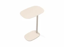 Bijzettafel Cup 50x33cm - staal - sable