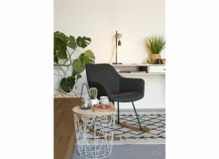 Bijzettafel Kumi Ø39,5cm - metaal - wit