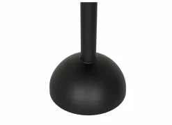 Bijzettafel Navarino Ø45cm - gerecycleerd den massief & ijzer - naturel/zwart