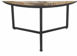 Bijzettafel Scrooge 75x75cm - metaal - naturel