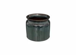 Bloempot Bota H15cm - keramiek - blauw