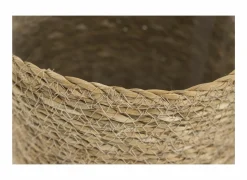 Bloempot Bota set van 3 - zeegras - naturel