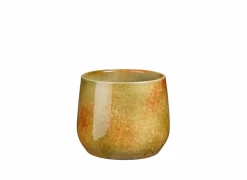 Bloempot Hugo Ø17x15cm - terracotta - oker