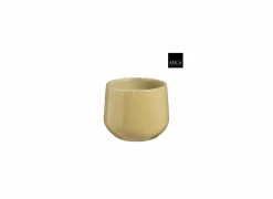 Bloempot Matteo H13cm - terracotta - taupe