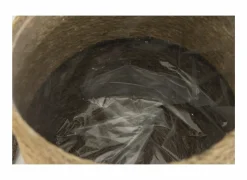 Bloempot Sade set van 3 - zeegras - naturel