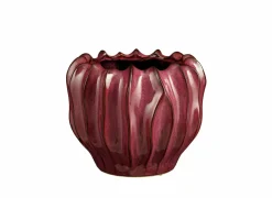 Bloempot Thom Ø27,5x22cm - stoneware - paars