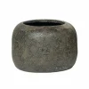 Bloempot Ø40xH30cm - stoneware - grijs