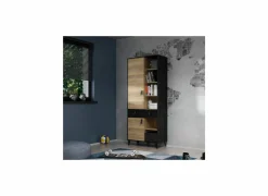 Boekenkast Lya 83x42x201cm - decor - cabezone oak & mauvella oak