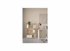 Boekenkast Sign 80x35x124cm - decor - jackson hickory bruin