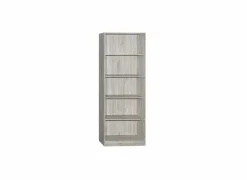 Boekenrek Elmo 70x30x180cm - decor - new grey oak