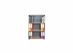 Boekenrek Merida 72x34x109cm - melamine - tori bruin