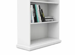 Boekenrek Paris 96x37x201cm - decor - wit