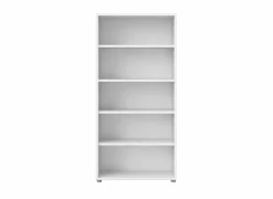 Boekenrek Prima 89x40x186cm - decor - wit