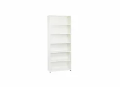 Boekenrek Prima 89x40x222cm - decor - wit