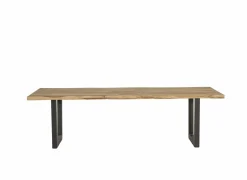 Boomstamtafel Scarface 240x110cm - sheesham massief - naturel