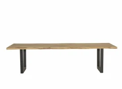 Boomstamtafel Scarface 300x110cm - sheesham massief - naturel