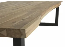 Boomstamtafel Scarface 300x110cm - sheesham massief - naturel