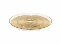 Bord Celeste Ø28cm - glas - goud