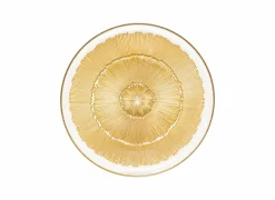 Bord Celeste Ø28cm - glas - goud