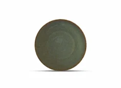 Bord Cirro  Ø21cm - porselein - groen