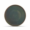 Bord Cirro  Ø27cm - porselein - groen