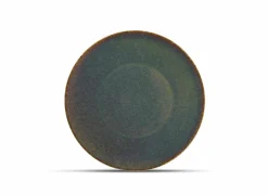 Bord Cirro  Ø27cm - porselein - groen