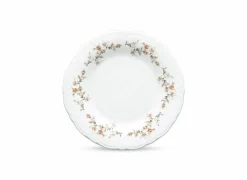 Bord Retro Ø27cm - porselein - wit