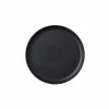 Bord Silueta Ø23cm - kunststof - zwart