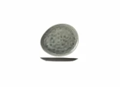 Bord Streetfood festival 19,5x16cm - keramiek - multicolor