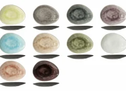 Bord Streetfood festival 15x11,5cm - keramiek - multicolor