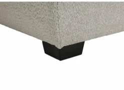 Boxspring Reynosa 180x200cm - stof - zilver met opbergruimte & elektrisch