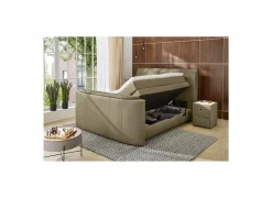 Boxspring 180x200cm - stof - modder met tv-lift en opbergruimte