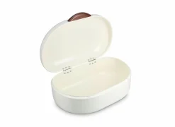 Broodtrommel Crust 40x29cm - metaal - beige