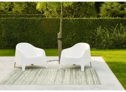 Buitentapijt Brandon 80x150cm - polypropyleen - beige & grijs