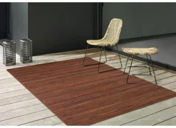 Buitentapijt Brandon 140x200cm - jute - rood & bruin