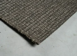 Buitentapijt Brandon 80x150cm - polypropyleen - donkerbruin