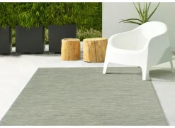 Buitentapijt Brandon 200x290cm - polypropyleen - lichtgroen & taupe
