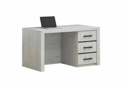 Bureau Elvis 130x70x74cm - decor - witte eik